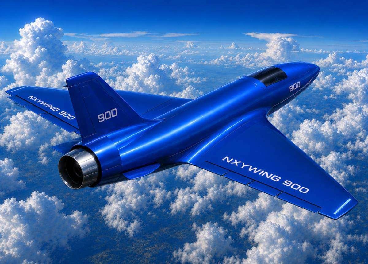 NXYWING 900 livery variant in flight